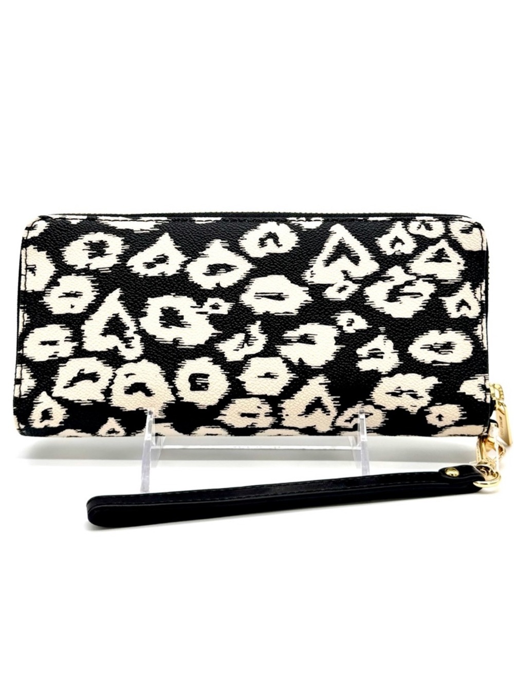 Michael Kors Large Continental Wallet - Black Multi - Picture 4 of 7
